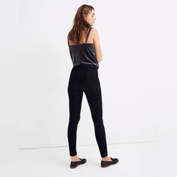 Madewell 9” Mid-Rise Skinny Jeans: Flocked Leopard Edition |Size 27| - Picture 3 of 8
